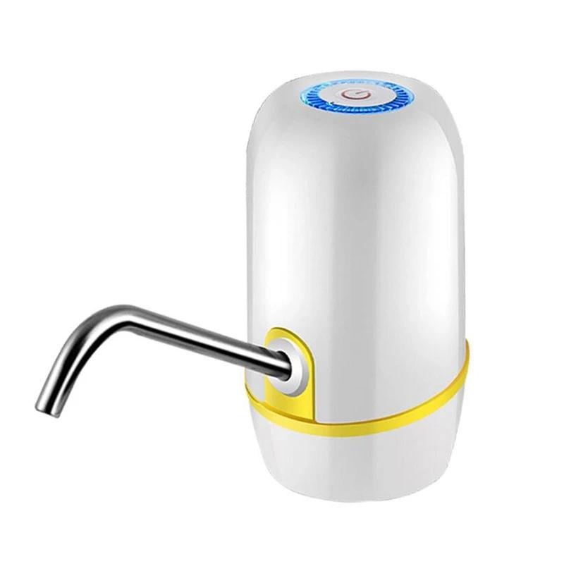 Portable Electric Water Pump Bottle Dispenser Kitchen Essentials White - DailySale