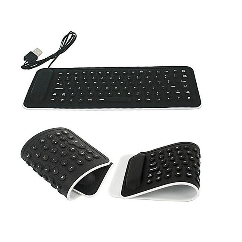 Portable Flexible Silicone Keyboard Computer Accessories - DailySale