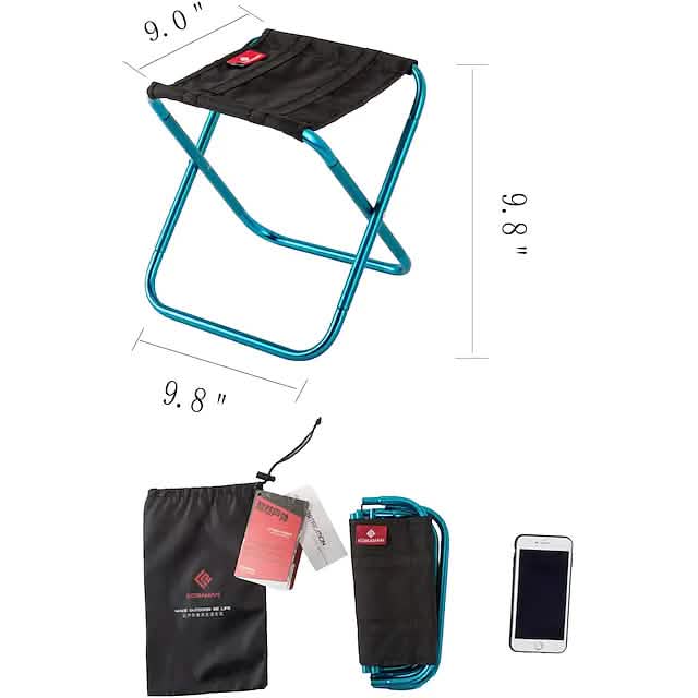 Portable Foldable Camping Bench Sports & Outdoors - DailySale