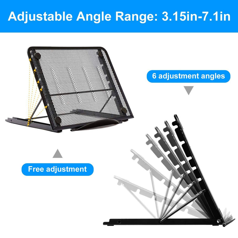 Portable Foldable Laptop Stand with Adjustable Angles Computer Accessories - DailySale