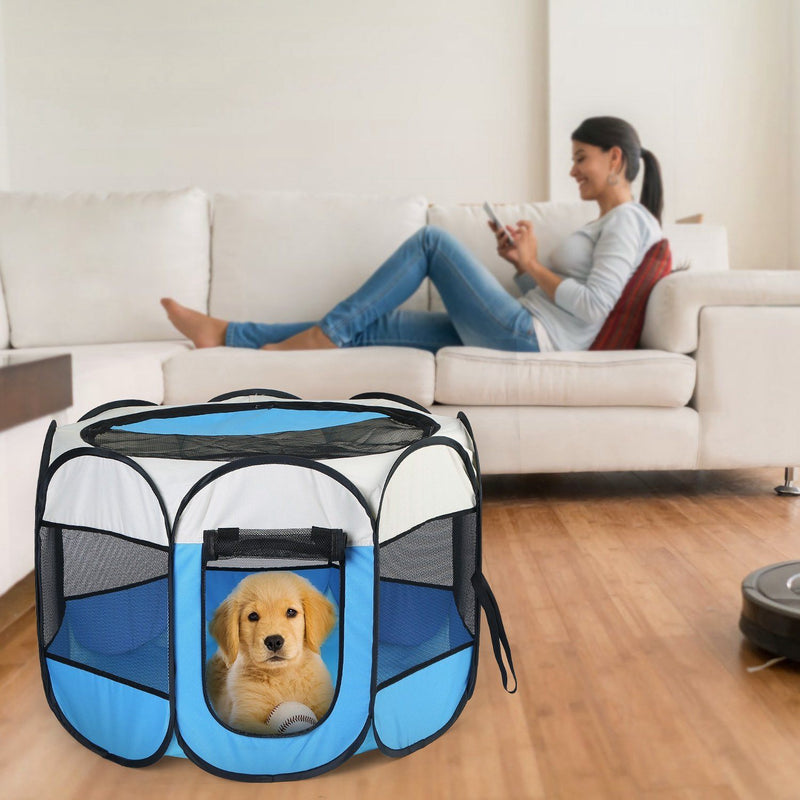 Portable Foldable Pet Playpen For Dogs Cats Other Pets