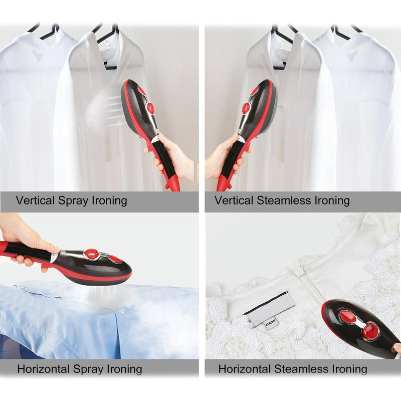 Portable Hand-Held Steam Iron 30s Fast Heating for Home Travel Garment Household Appliances - DailySale