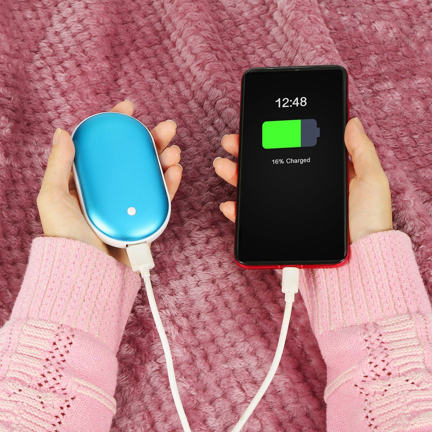 Portable Hand Warmer 5000mAh Power Bank Mobile Accessories - DailySale