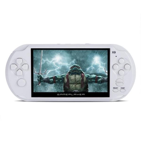 Portable Handheld Video Game Console Player 5.0' Video Games & Consoles White - DailySale
