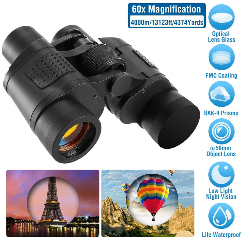 Portable HD Binoculars with Shoulder Strap Bag Sports & Outdoors - DailySale