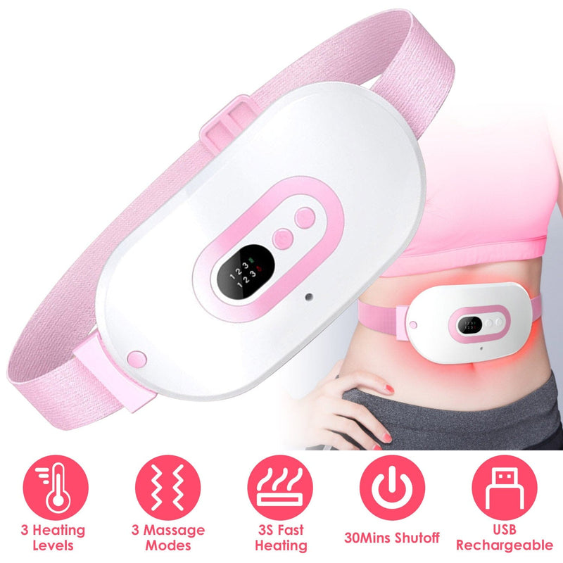 Products :: Pursonic Stomach & Back Massager, 3 Vibration Levels, 3 Heat  Settings & USB Rechargeable- Promotes Blood Circulation