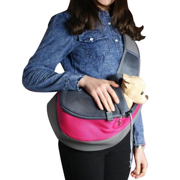 Portable Mesh Breathable Pet Sling Backpacks Pet Supplies - DailySale