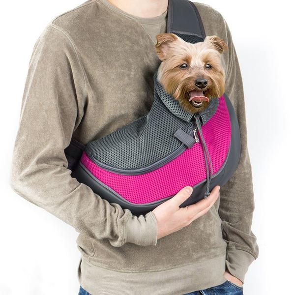 Portable Mesh Breathable Pet Sling Backpacks Pet Supplies - DailySale