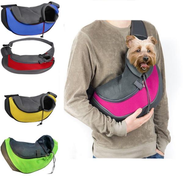 Portable Mesh Breathable Pet Sling Backpacks Pet Supplies - DailySale
