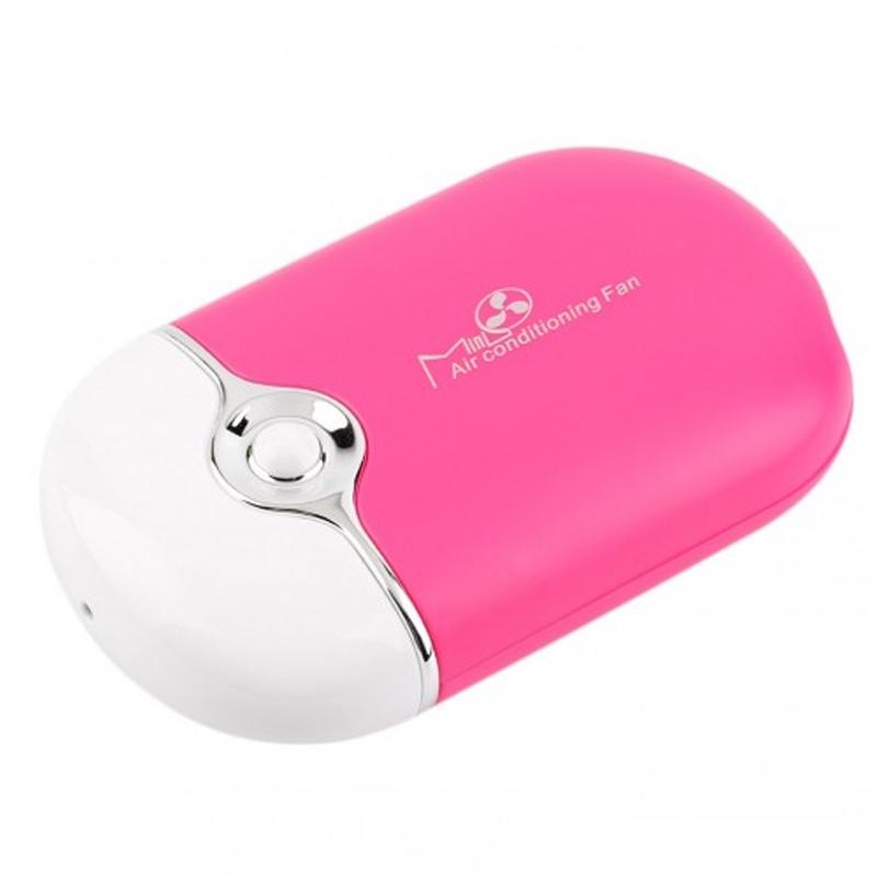 Portable Mini Personal Air Conditioning Fan Phones & Accessories Pink - DailySale