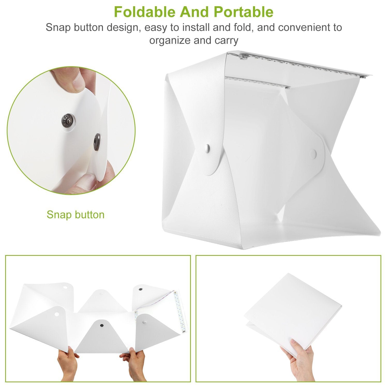 Portable Photo Studio Light Box Cameras & Drones - DailySale