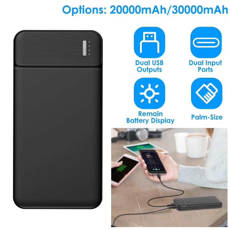Portable Power Bank Phone Charger with 1 Micro USB Cable Mobile Accessories - DailySale