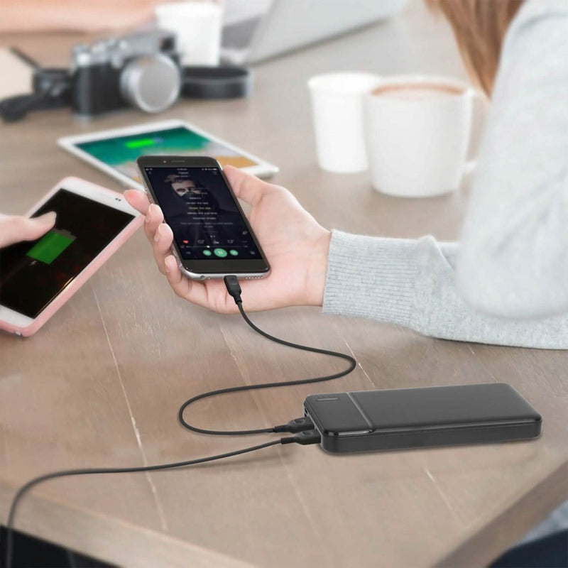 Portable Power Bank Phone Charger with 1 Micro USB Cable Mobile Accessories - DailySale