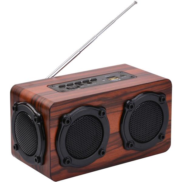 Portable Retro Wooden Wireless Bluetooth 4.2 Speaker Speakers - DailySale