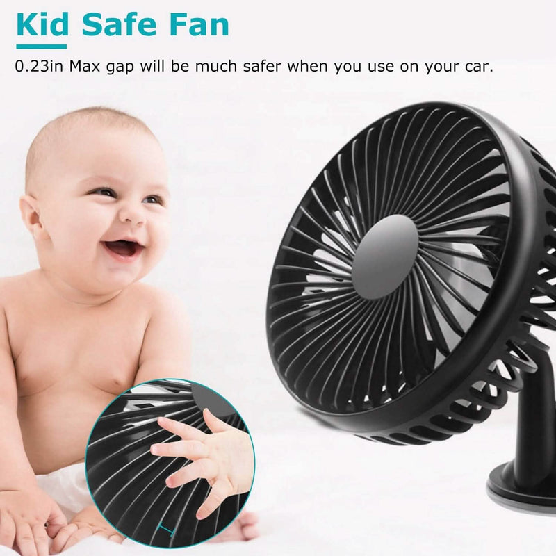 Portable Rotatable Car Cooling Fan Automotive - DailySale
