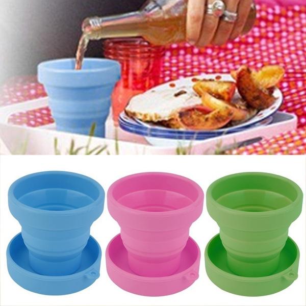 Portable Silicone Telescopic Drinking Collapsible Folding Cup Kitchen & Dining - DailySale