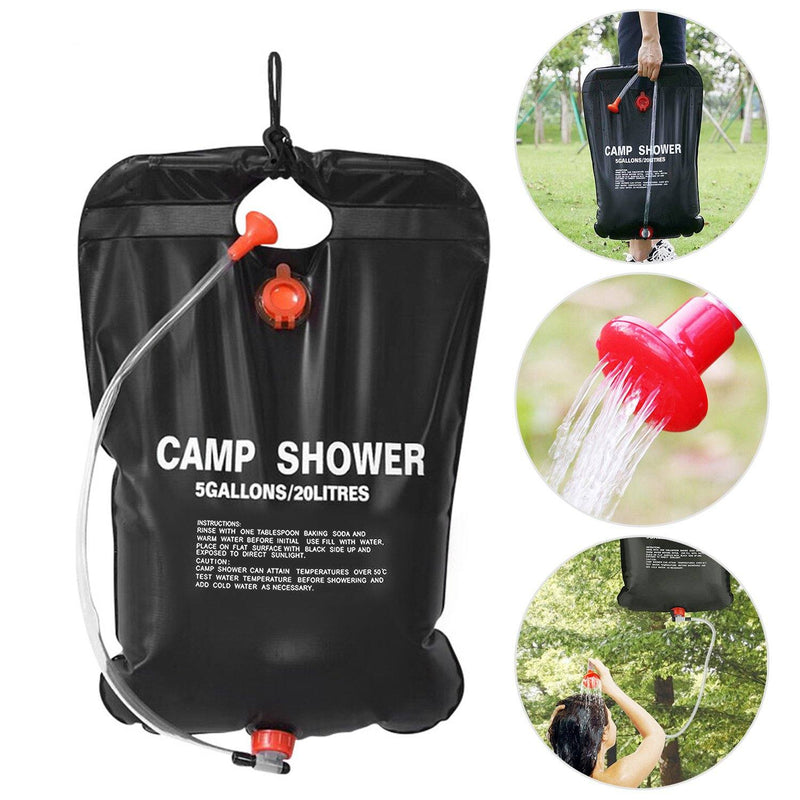 Portable Solar Heated Shower Bag Sports & Outdoors - DailySale