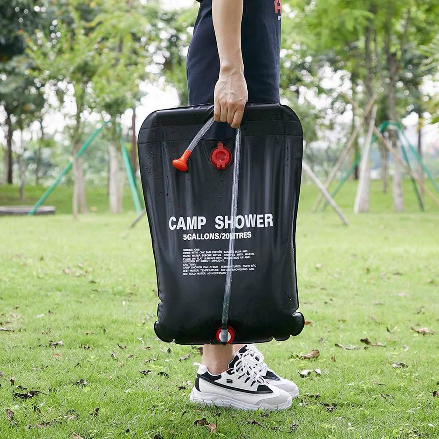 Portable Solar Heated Shower Bag Sports & Outdoors - DailySale