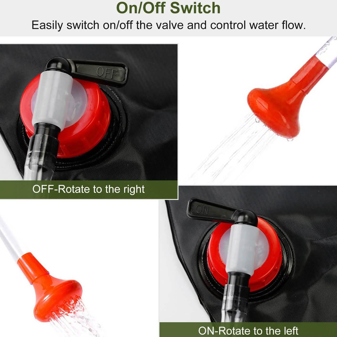 Portable Solar Heated Shower Bag Sports & Outdoors - DailySale