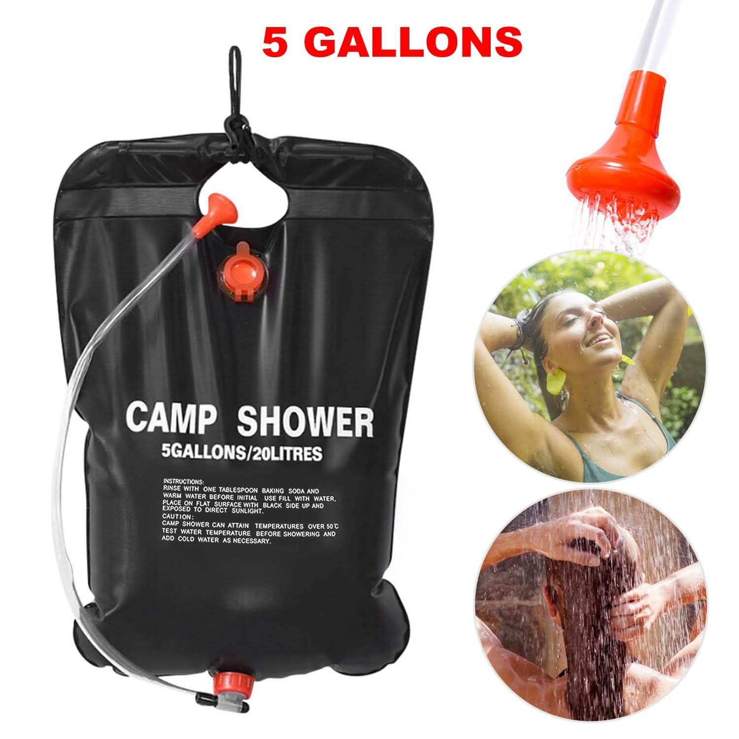 Portable Solar Heated Shower Bag Sports & Outdoors - DailySale