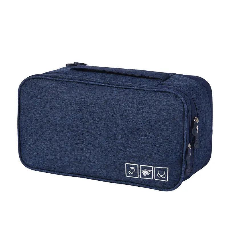Portable Underwear & Toiletry Storage Bag Bags & Travel Navy - DailySale