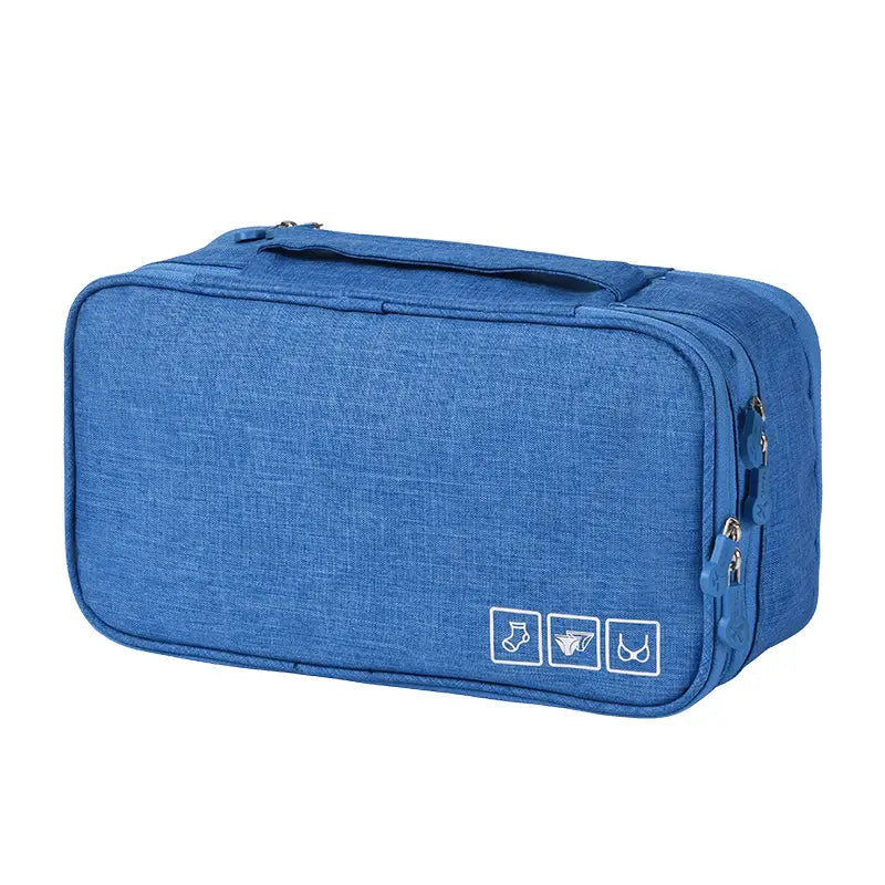 Portable Underwear & Toiletry Storage Bag Bags & Travel Sky Blue - DailySale