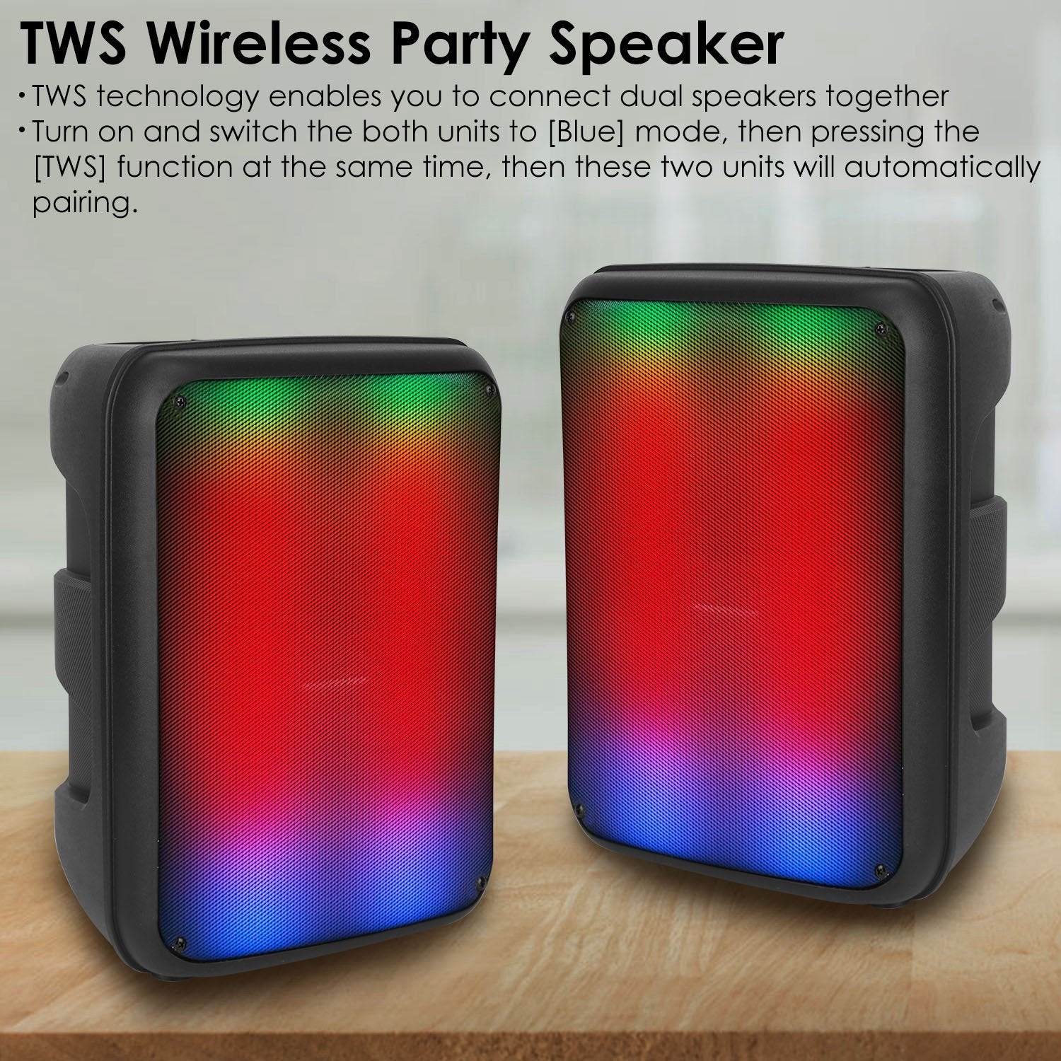 Portable Wireless Party Speaker Speakers - DailySale