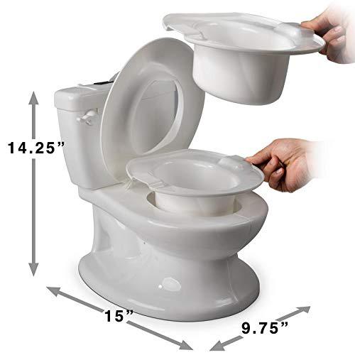 Potty Training Seat Toilet Chair for Toddler with Removable Bowl and Wipe Dispenser Baby - DailySale