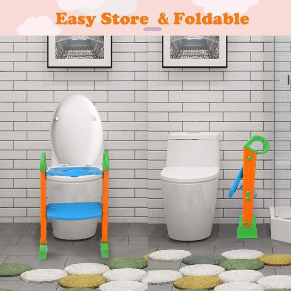 Potty Training Toilet Seat with Steps Baby - DailySale