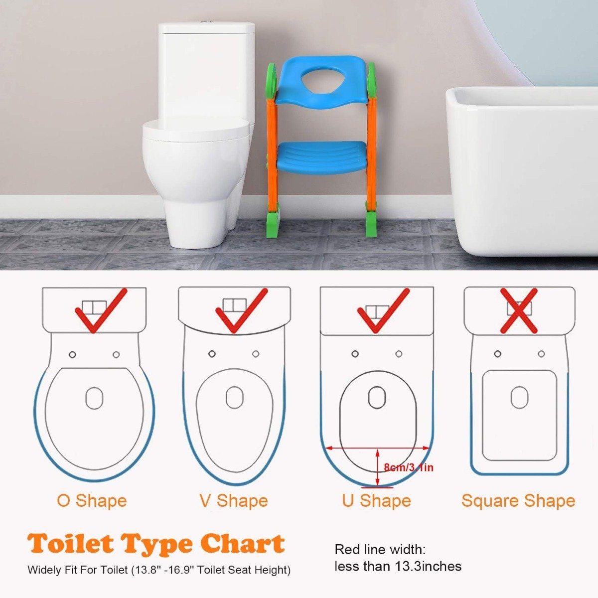 Potty Training Toilet Seat with Steps Toys & Games - DailySale