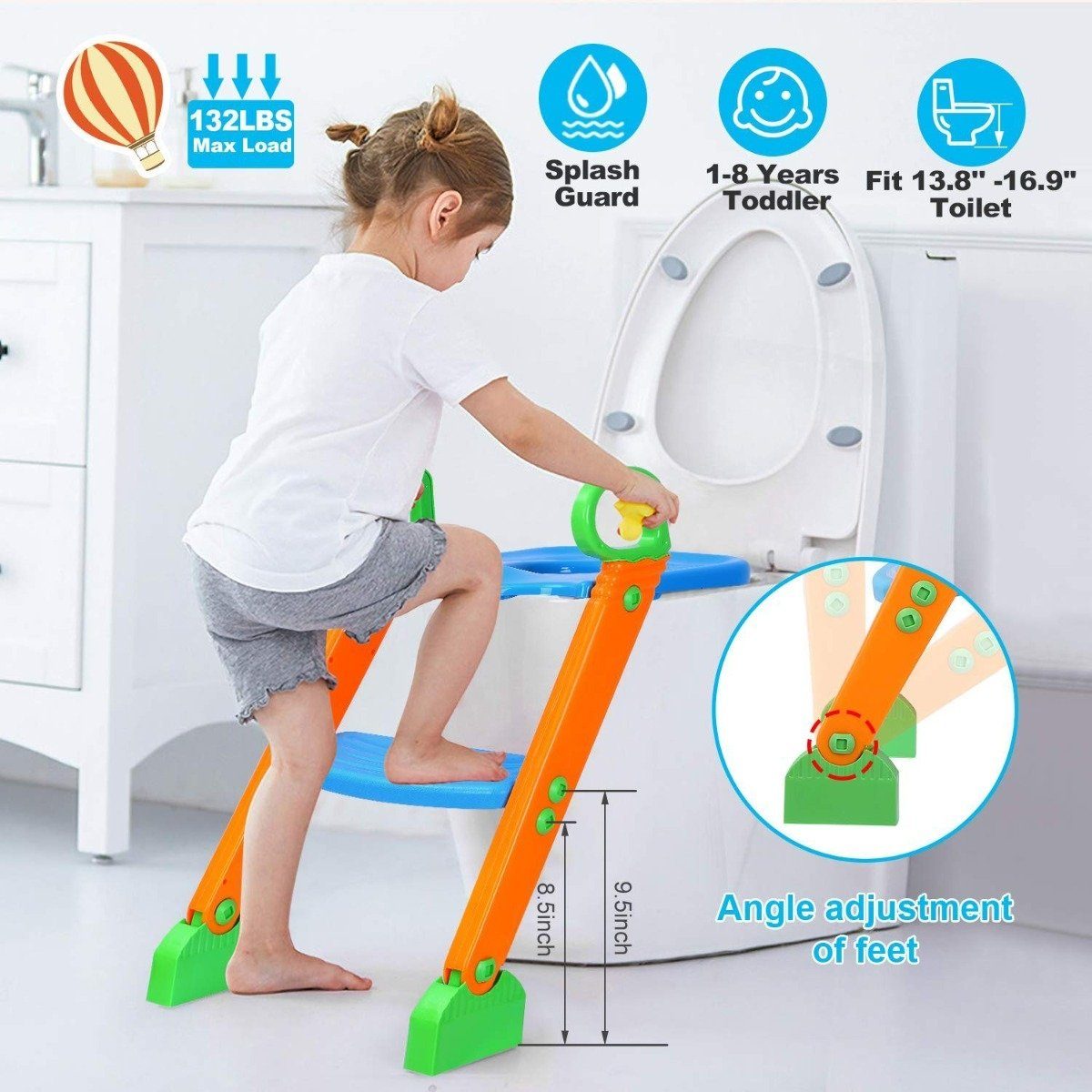 Potty Training Toilet Seat with Steps Toys & Games - DailySale