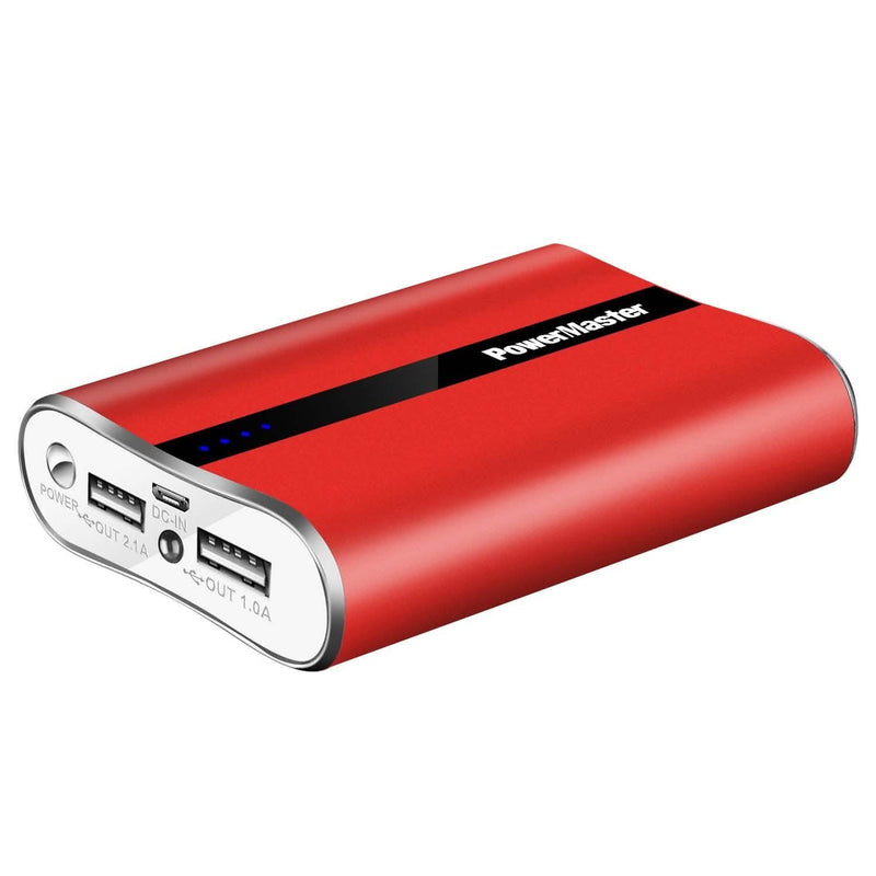 Powermaster 12000mAh Portable Charger with Dual USB Ports 3.1A Output Mobile Accessories - DailySale