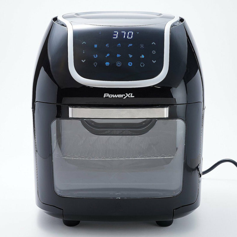 PowerXL 1700W 10-qt Vortex Air Fryer Pro Oven with Presets & Accessories Kitchen & Dining Black - DailySale