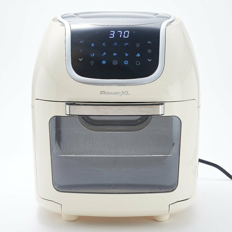 PowerXL 1700W 10-qt Vortex Air Fryer Pro Oven with Presets & Accessories Kitchen & Dining Cream - DailySale