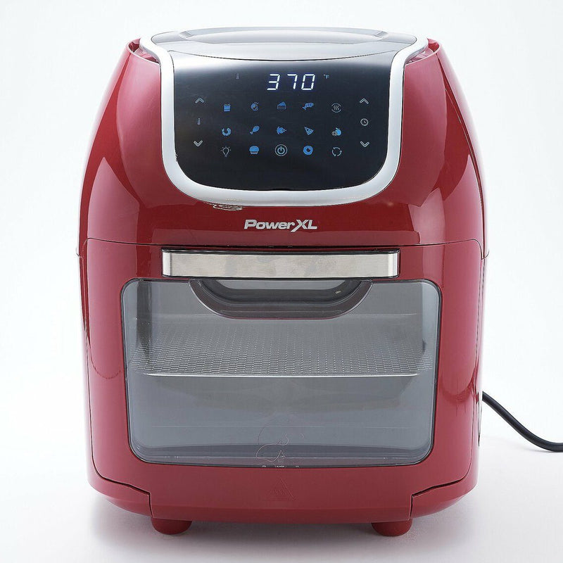 PowerXL 1700W 10-qt Vortex Air Fryer Pro Oven with Presets & Accessories Kitchen & Dining Dark Red - DailySale