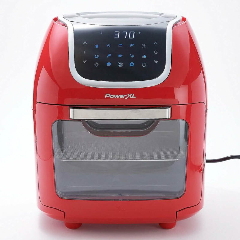 PowerXL 1700W 10-qt Vortex Air Fryer Pro Oven with Presets & Accessories Kitchen & Dining Red - DailySale