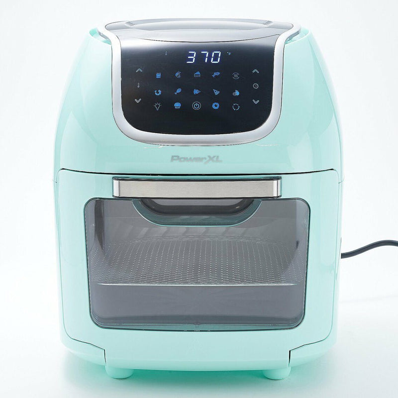 PowerXL 1700W 10-qt Vortex Air Fryer Pro Oven with Presets & Accessories Kitchen & Dining Seafoam - DailySale