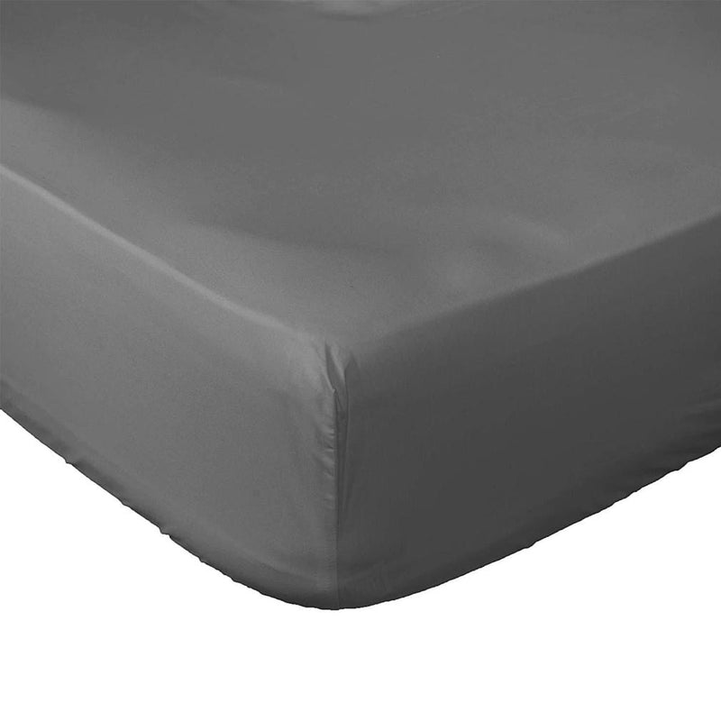Premium Fitted Bottom Sheet - Assorted Colors and Sizes Linen & Bedding Queen Gray - DailySale