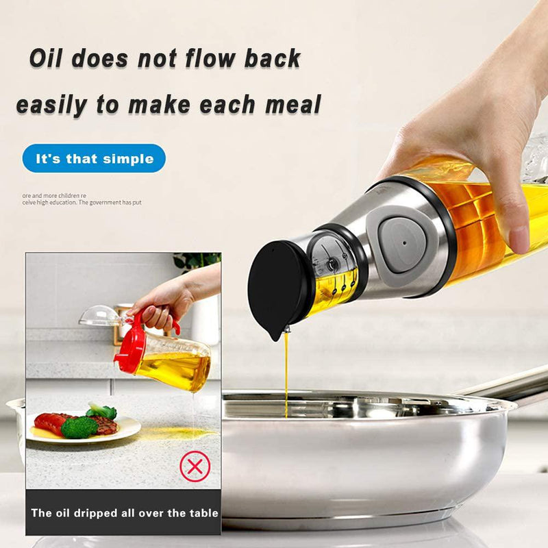 Premium Glass Oil and Vinegar Dispenser Kitchen & Dining - DailySale