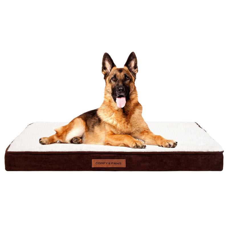 Premium Suede Velvet Orthopedic Dog Bed