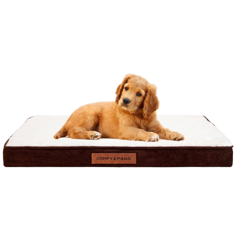 Premium Suede Velvet Orthopedic Dog Bed