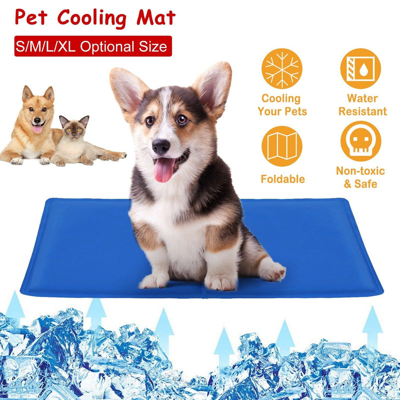 Pressure Activated Pet Gel Self Cooling Mat Pad Pet Supplies - DailySale