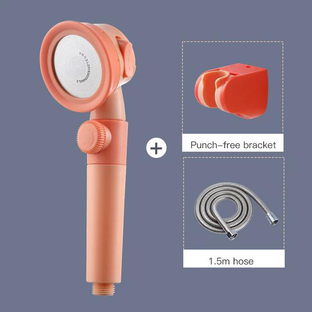 Pressurized Rain Shower Set Bath Orange Set 3 - DailySale