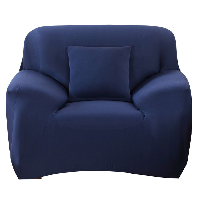Printed Stretch Sofa Cover Household Appliances Chair Navy Blue - DailySale