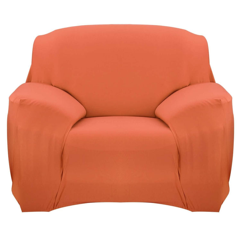 Printed Stretch Sofa Cover Household Appliances Chair Orange - DailySale