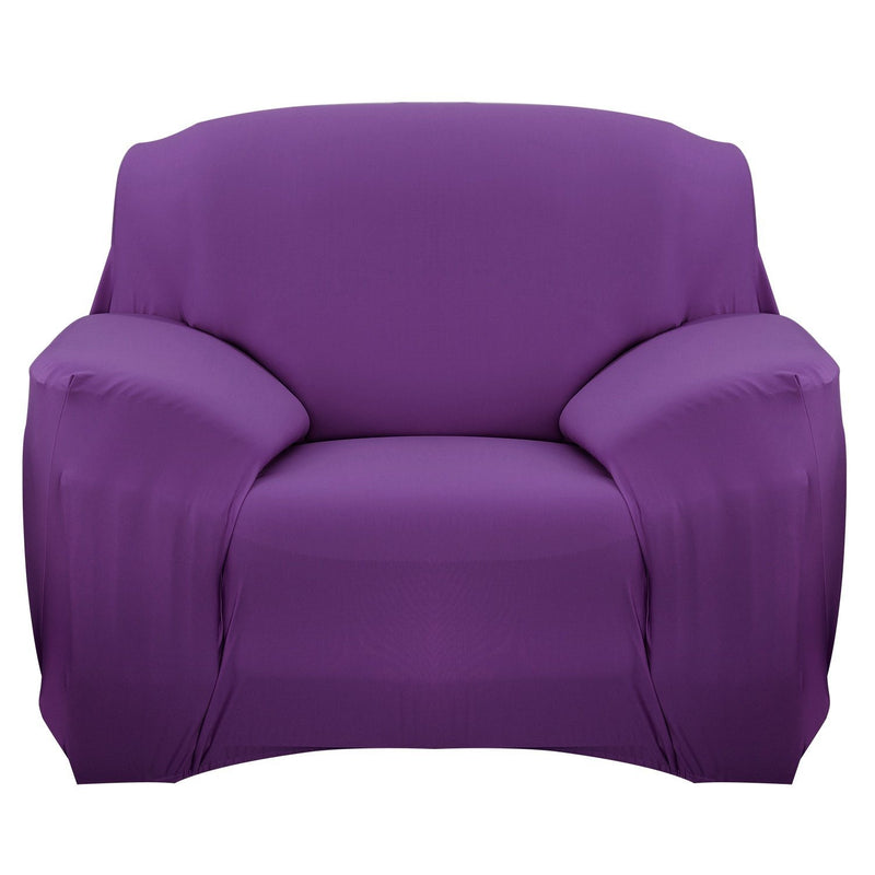 Printed Stretch Sofa Cover Household Appliances Chair Purple - DailySale