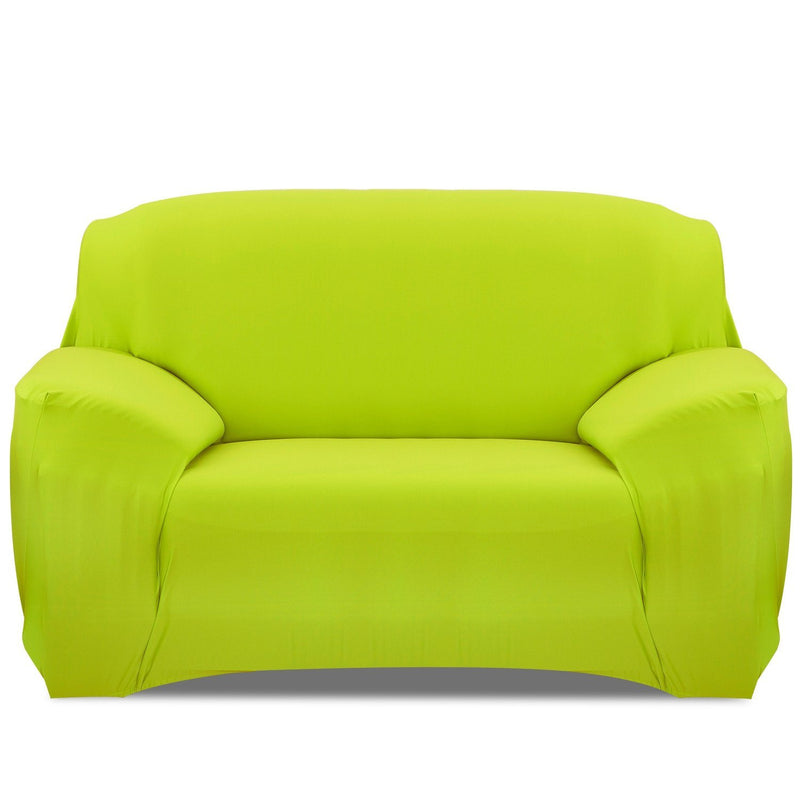 Printed Stretch Sofa Cover Household Appliances Loveseat Green - DailySale