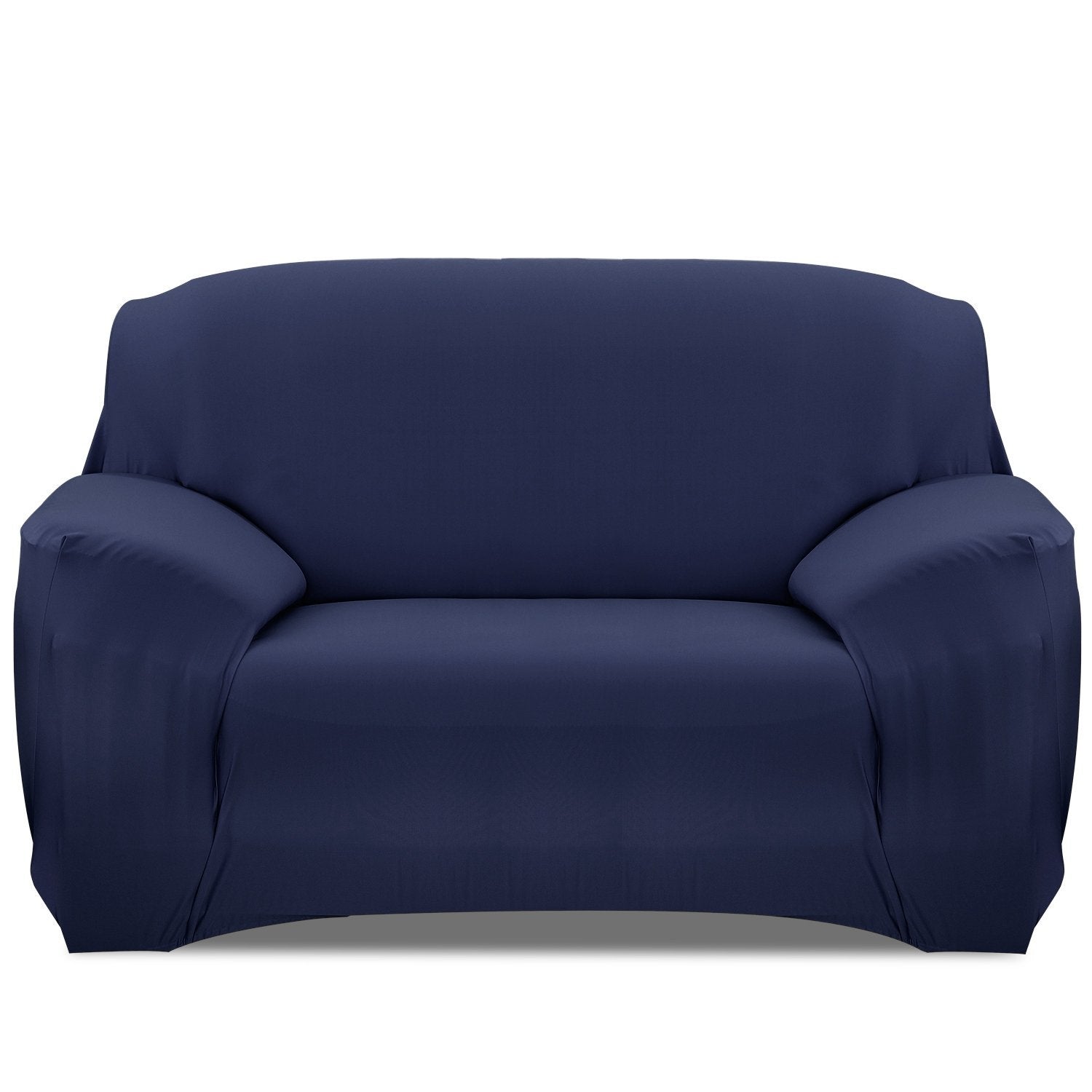 Printed Stretch Sofa Cover Household Appliances Loveseat Navy Blue - DailySale