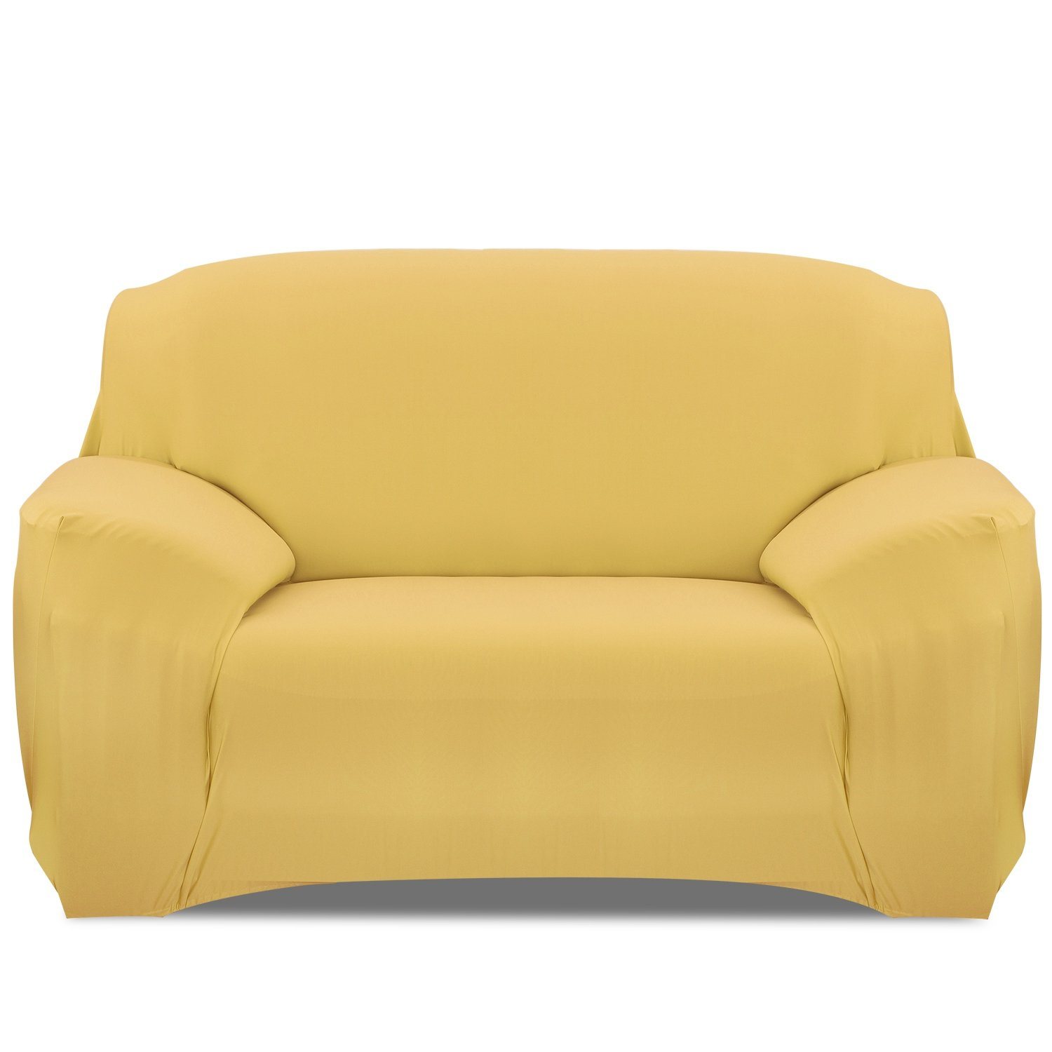 Printed Stretch Sofa Cover Household Appliances Loveseat Yellow - DailySale