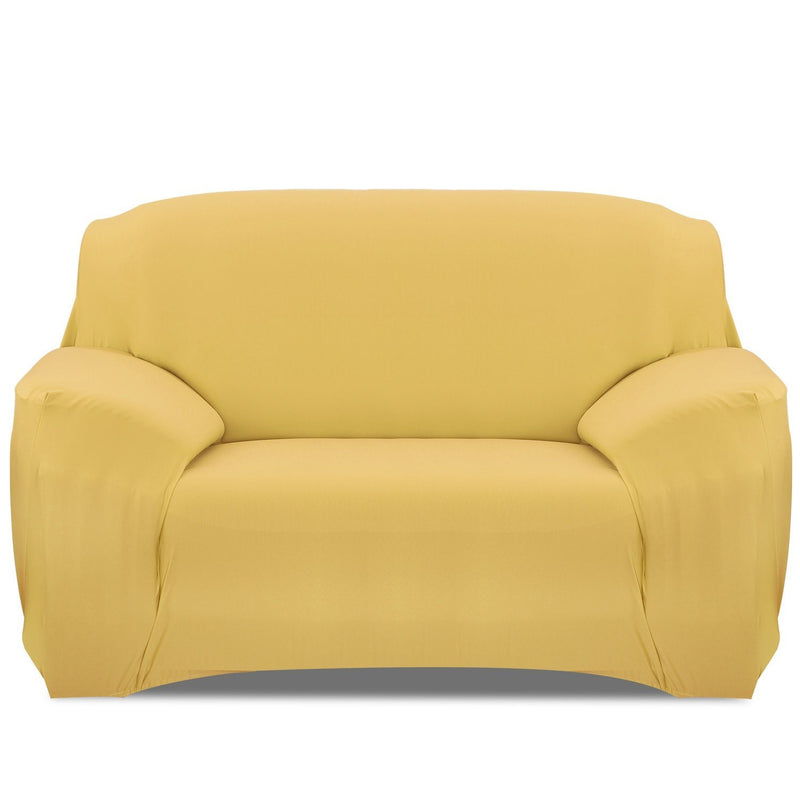 Printed Stretch Sofa Cover Household Appliances Loveseat Yellow - DailySale